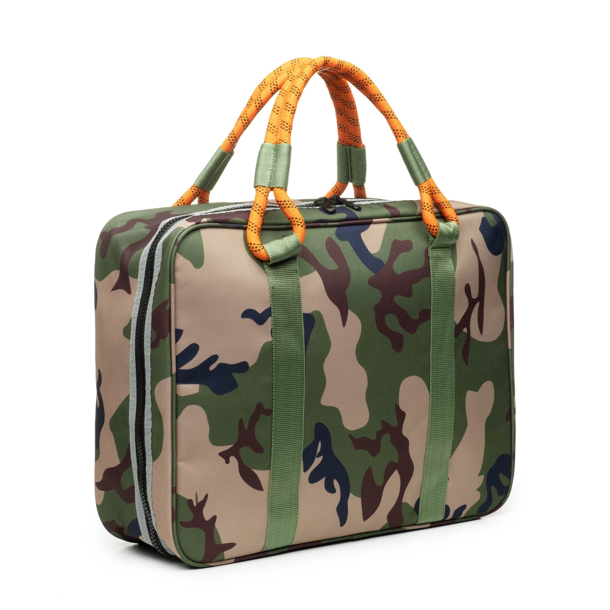 ROVERLUND | Out-Of-Office Carry-All, Camo and Orange | Maisonette